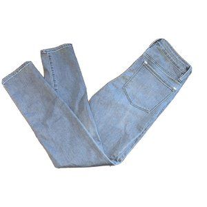 Athleta Size 4 Light Gray Sculptek High Rise Skinny Jeans Stretchy